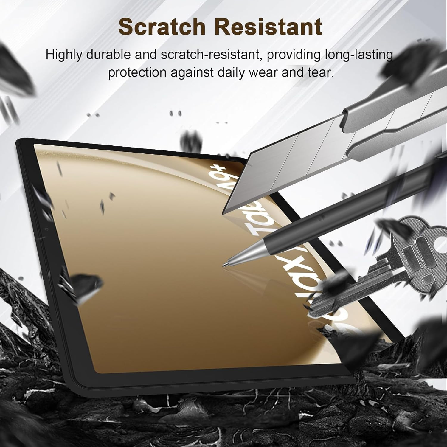 2 Pack Screen Protector for Samsung Galaxy Tab A9 plus 11 Inch 2023, HD 9H Ha...