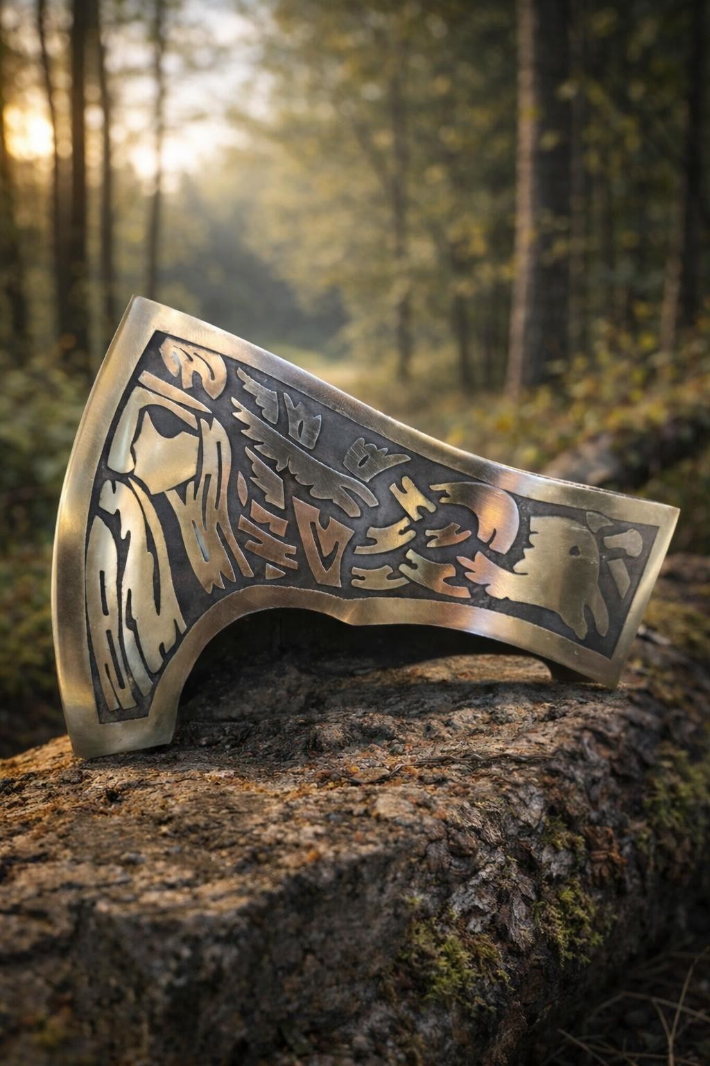 Handmade Forged Steel Camping Axe Head Vikings TOMAHAWK HATCHET War collectible