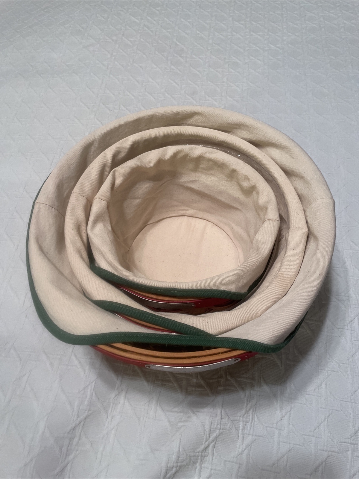 3 Nesting Basket Lined Round Christopher Roberts Woven Limited Edition