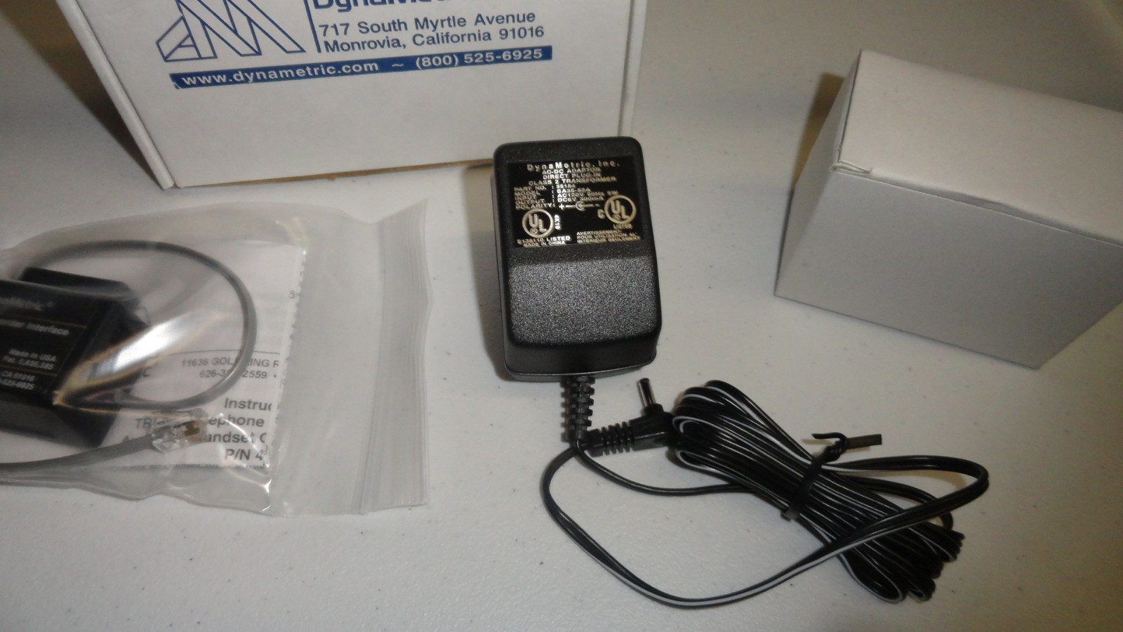 QQ1: New DynaMetric Model #TRI-804 Telephone Recorder Interface