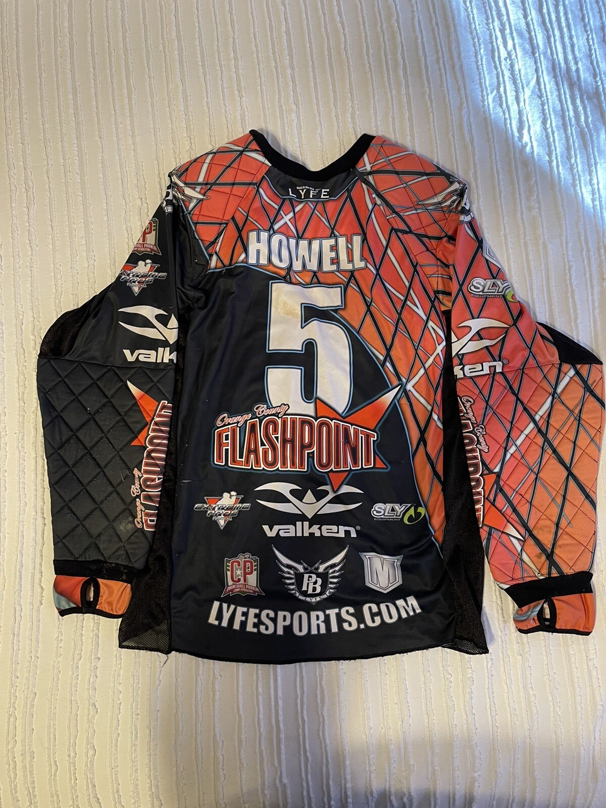 Valken - Orange County Flashpoint Pro Paintball Jersey