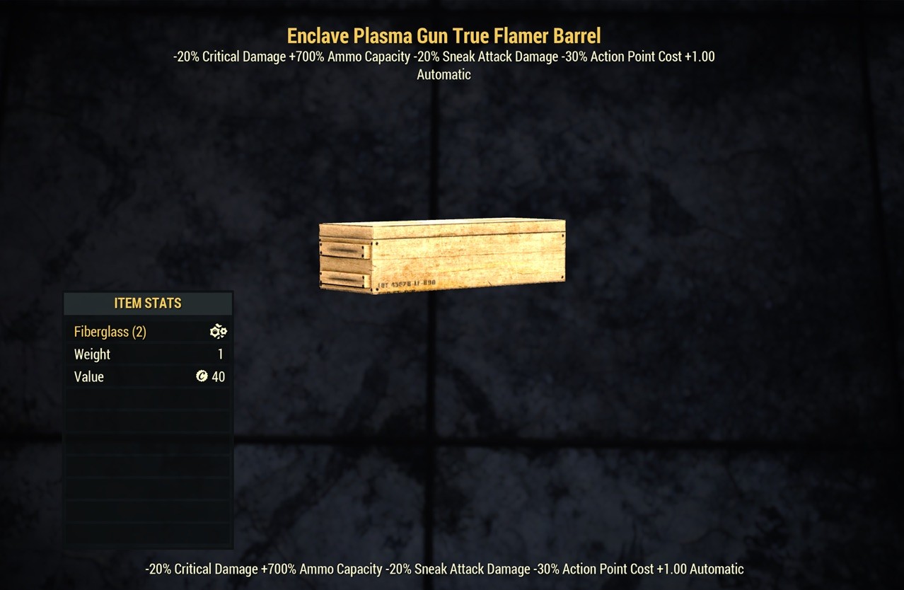 (Xbox) Enclave Plasma Gun True Flamer Barrel Box Mod