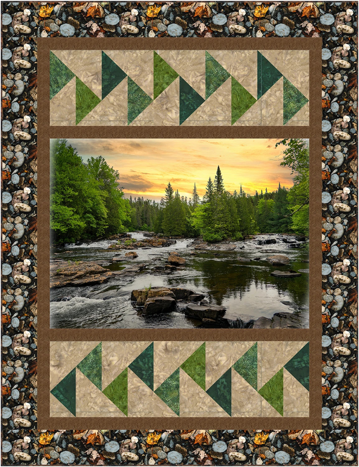 In Flight Quilt Pattern by Quilting Renditions-Panel Quilt Pattern