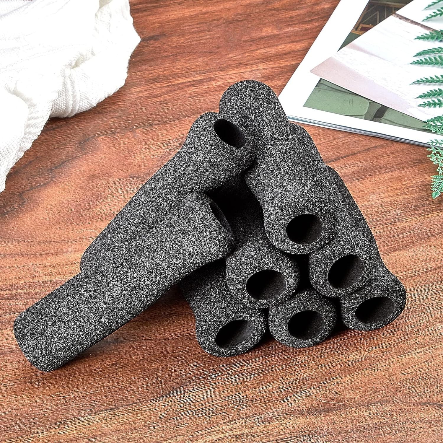 Foam Cane Handle Grip Replacement Offset Walking Hand Foam Handle for Bicycle...