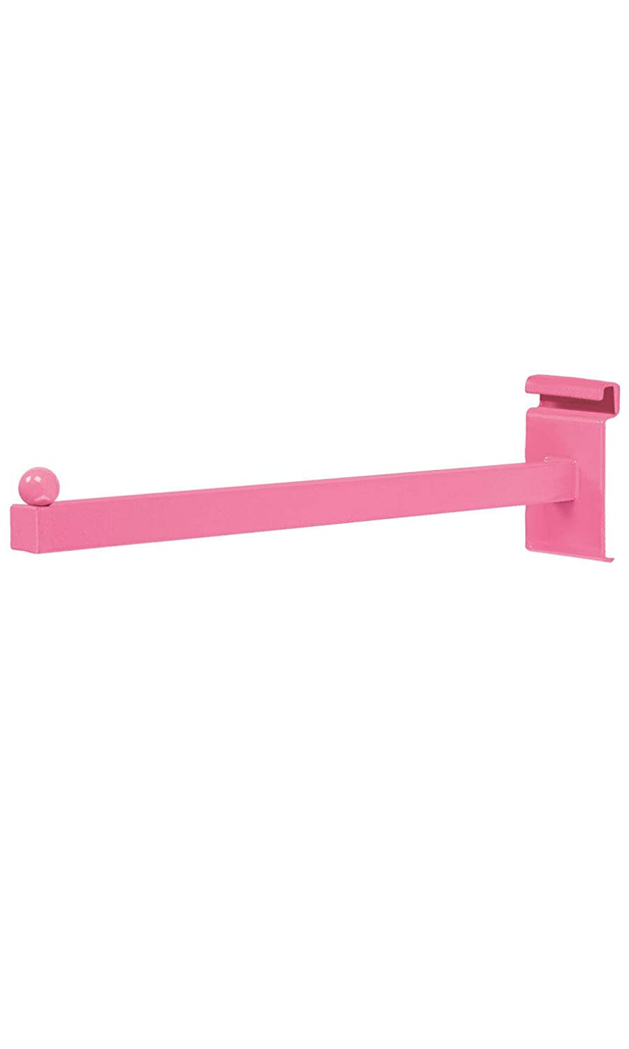 Lot of 6 Wire Grid 12" Slat Gridwall Ball Straight Faceout  Fixture Hot Pink