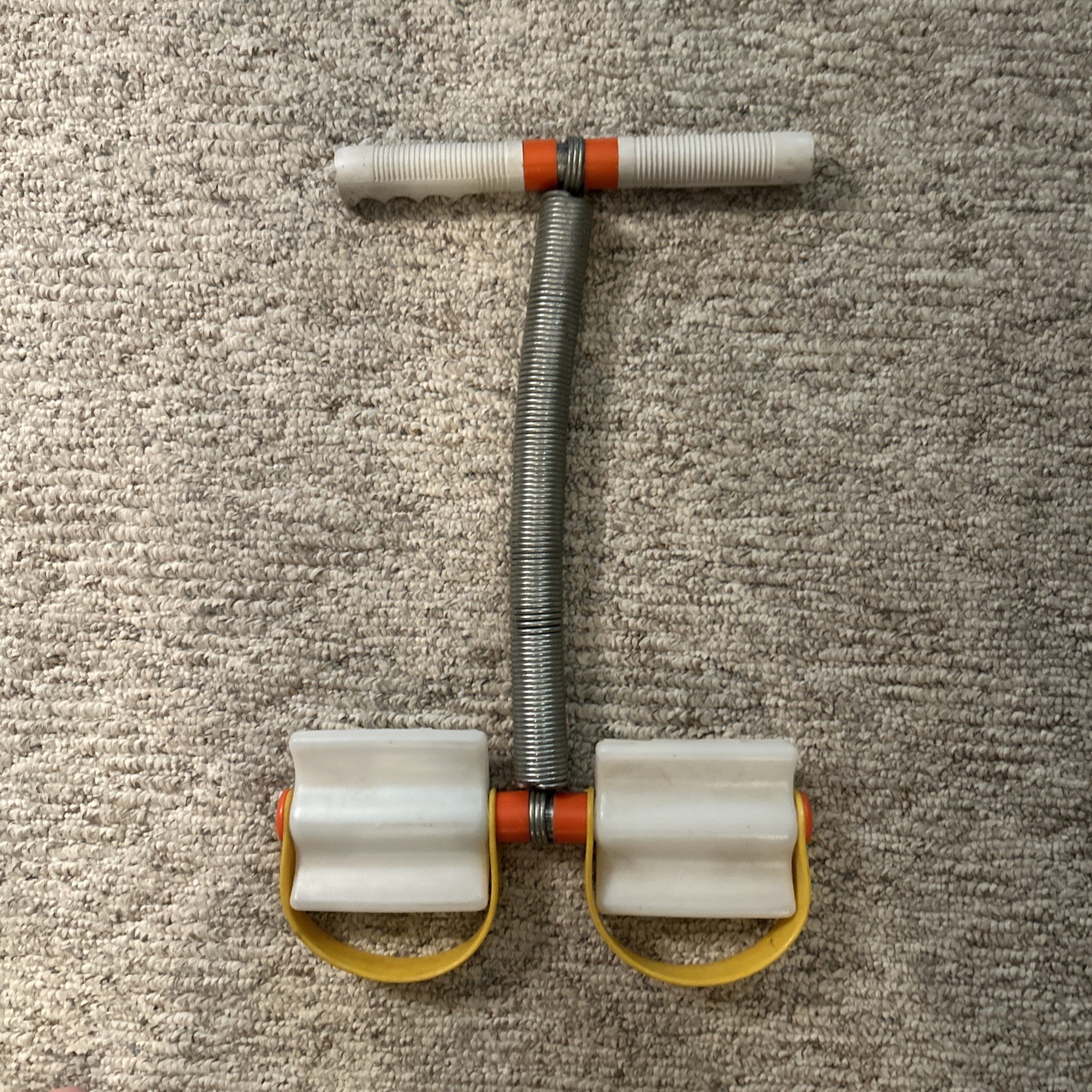 Vintage 1980's Pull-Up Exerciser Spring Action Rowing Row Ab (D4)