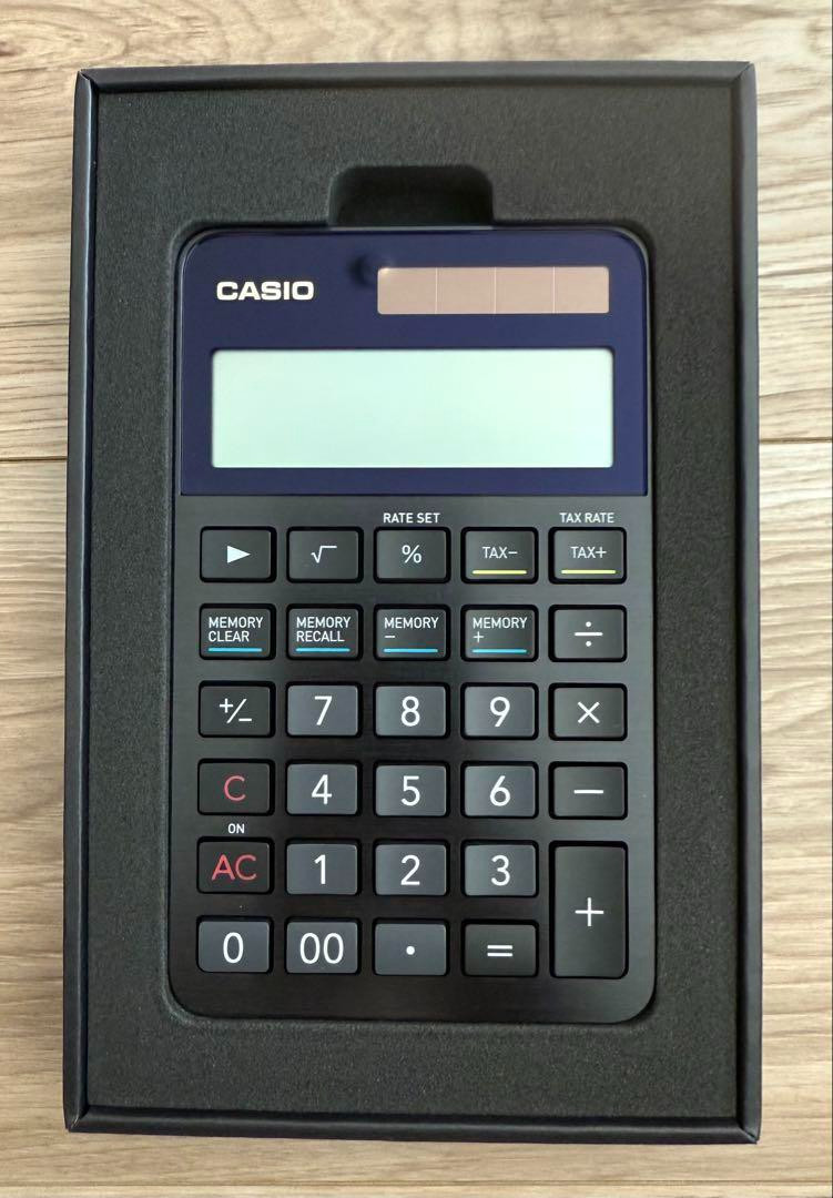 CASIO Premium Calculator Black S100NB-BK 146×89mm Aluminum Body Japan New