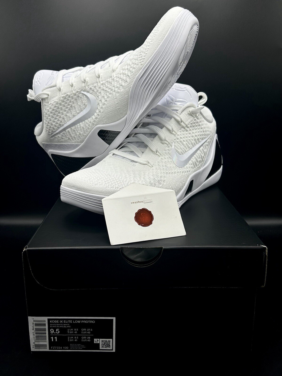 Nike Kobe 9 Elite Low Protro Halo FZ7334-100 Ship Now