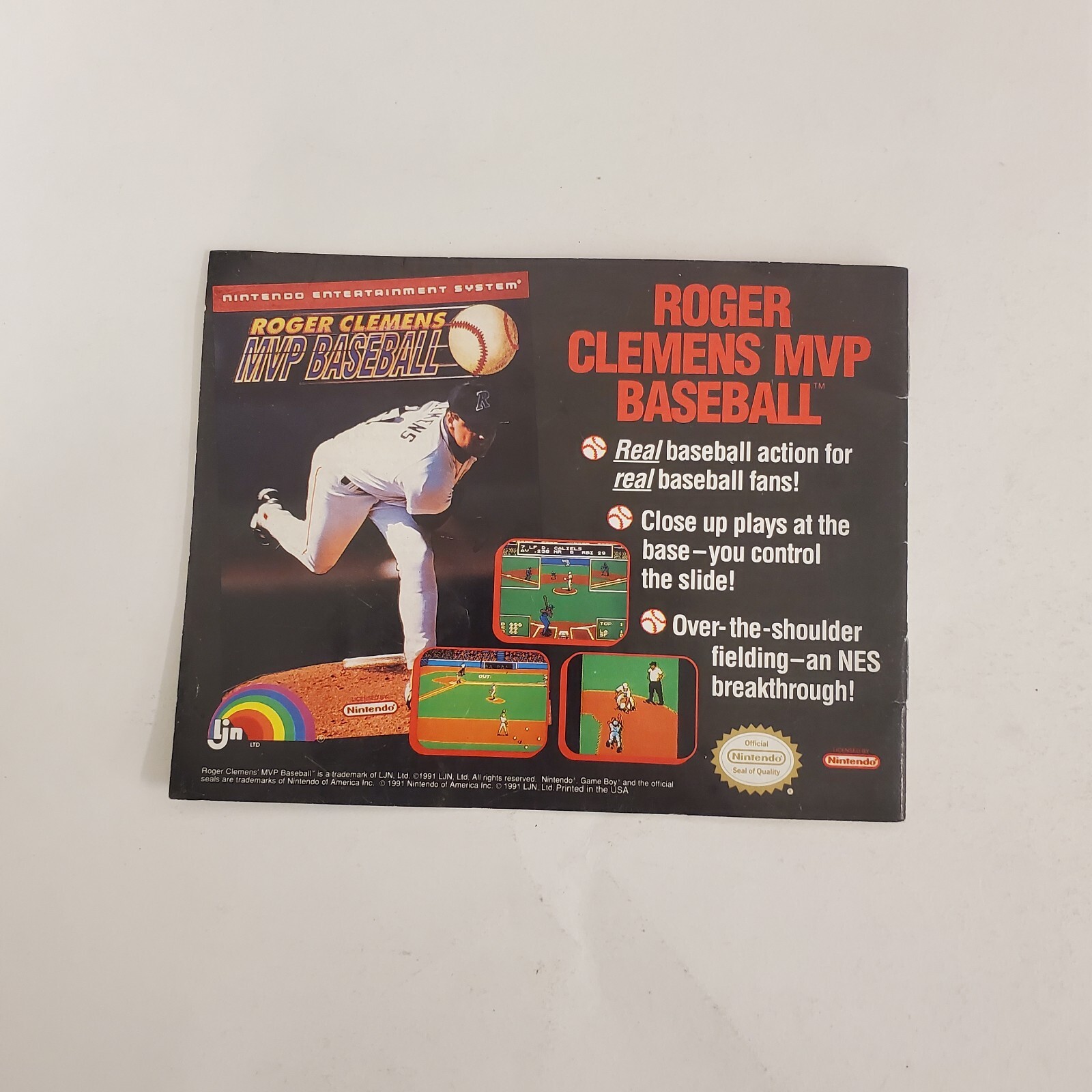 Smash T.V. Nintendo NES Instruction Manual Booklet ONLY