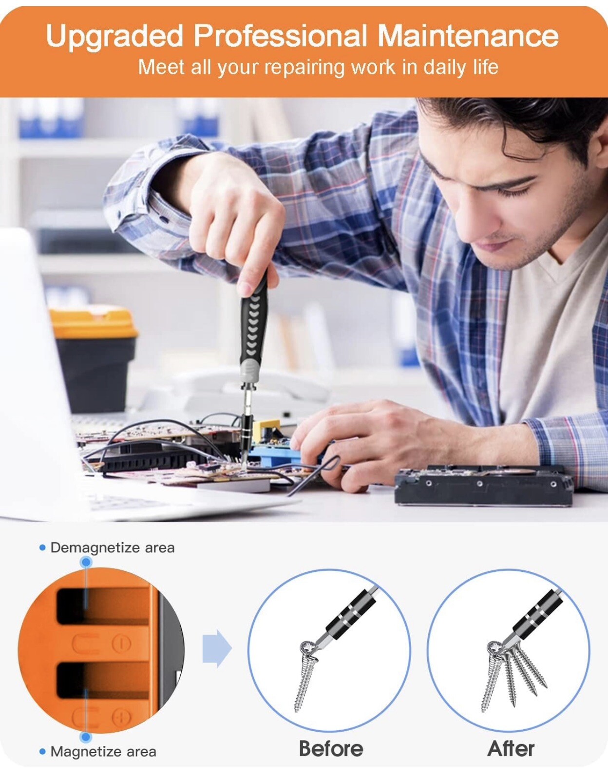 Professional Repair Tool Kit For iPhone Laptop Cell Phone Computer Electronic PC