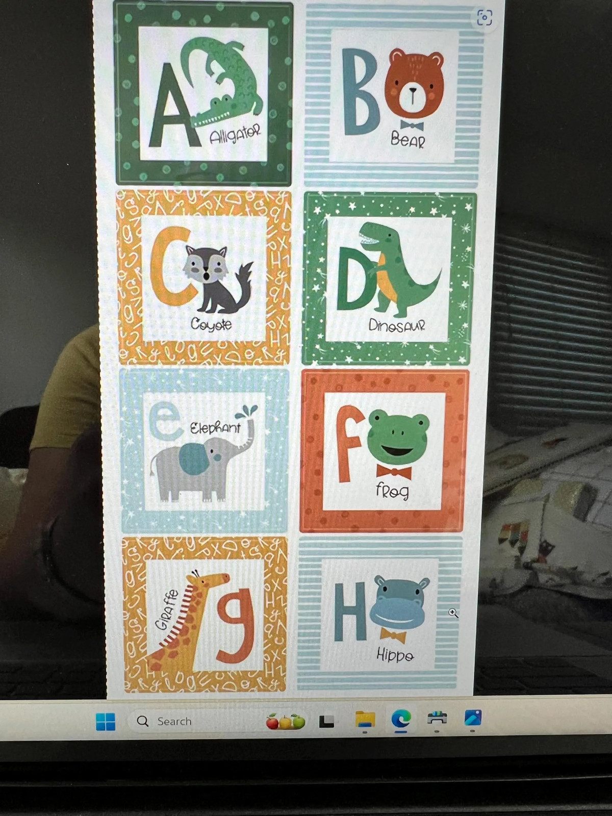 ALPHABET ZOO p14097 Rile Blake Designs panel 24 x 43 - P14097 - 100% cotton