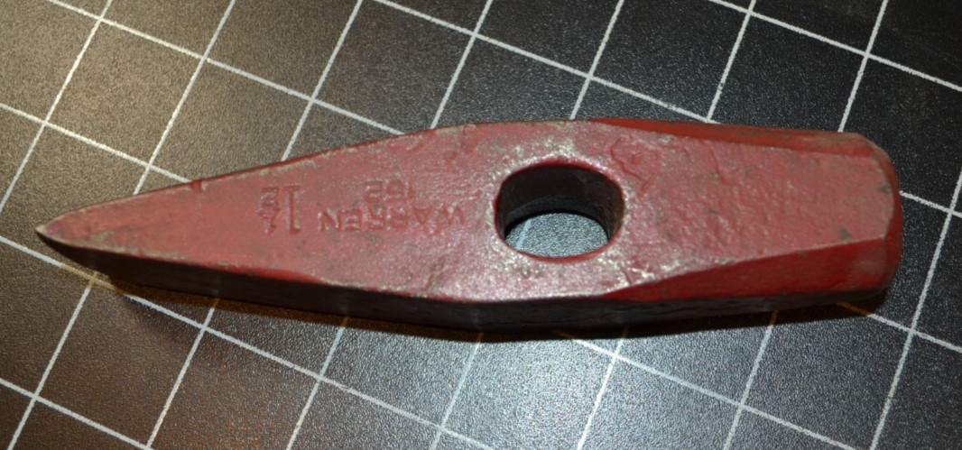 WARREN - #162 - 1 1/2# - SPLITTING CHISEL - CAT #162 - BLACKSMITH - NOS