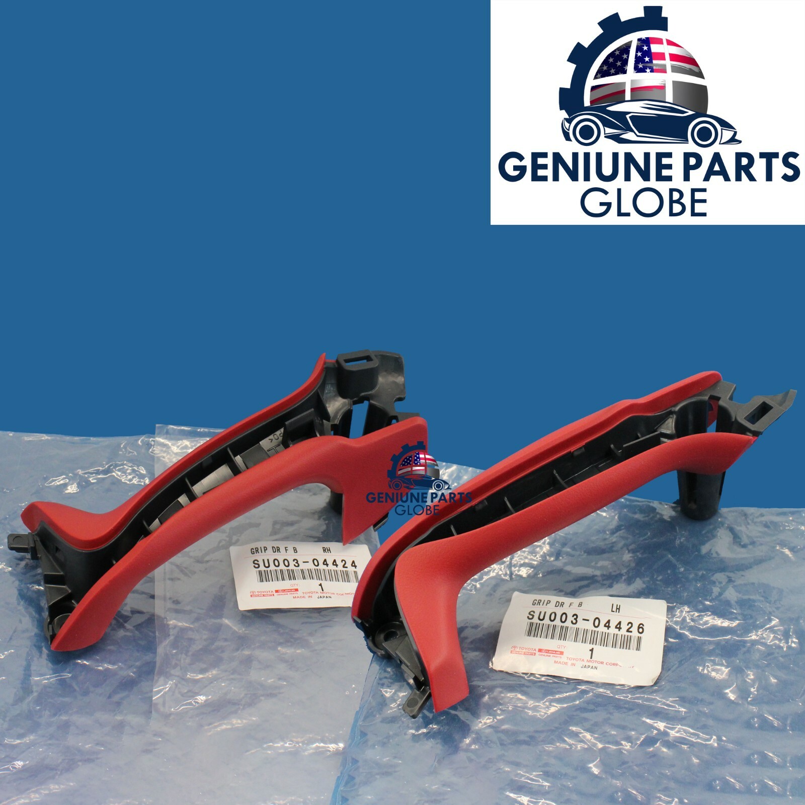 GENUINE OEM TOYOTA 13-20 FR-S 86 BRZ RIGHT & LEFT INTERIOR DOOR PULL HANDLES SET