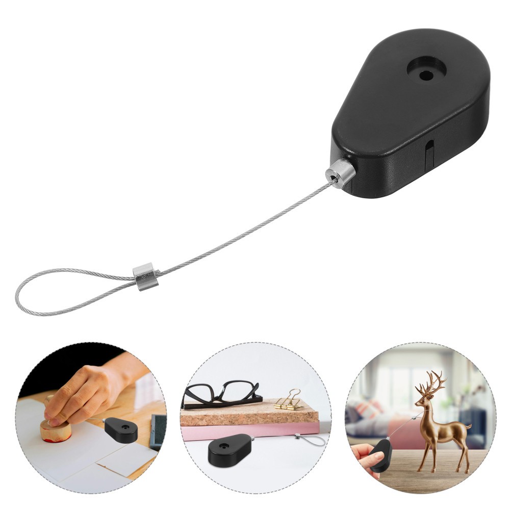 Heavy Duty Cable Lock Stainless Steel Wire Rope Retractable Locks Tethers