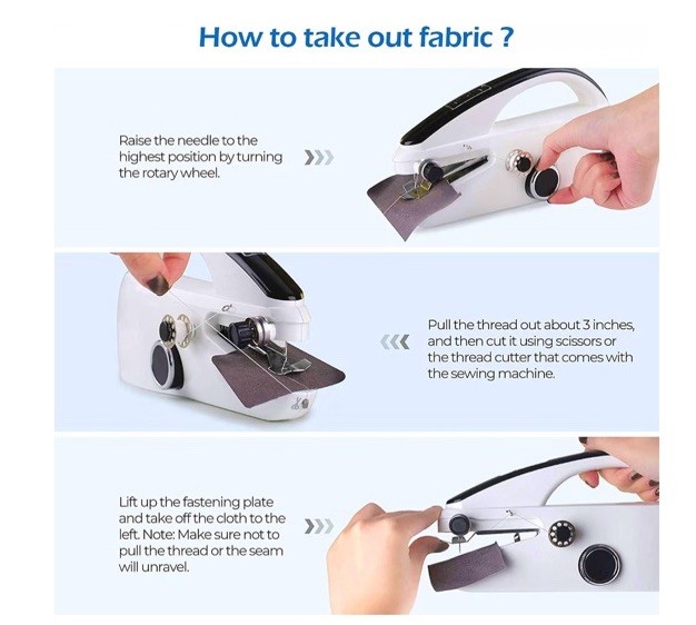 Handheld Sewing Machine for Beginners, Portable Mini Hand Sewing Machine