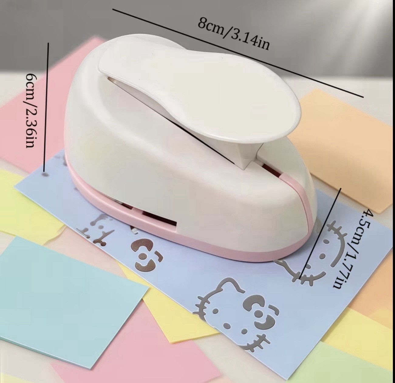 Hello Kitty Manual Embosser DIY Craft Tool Paper Embossing