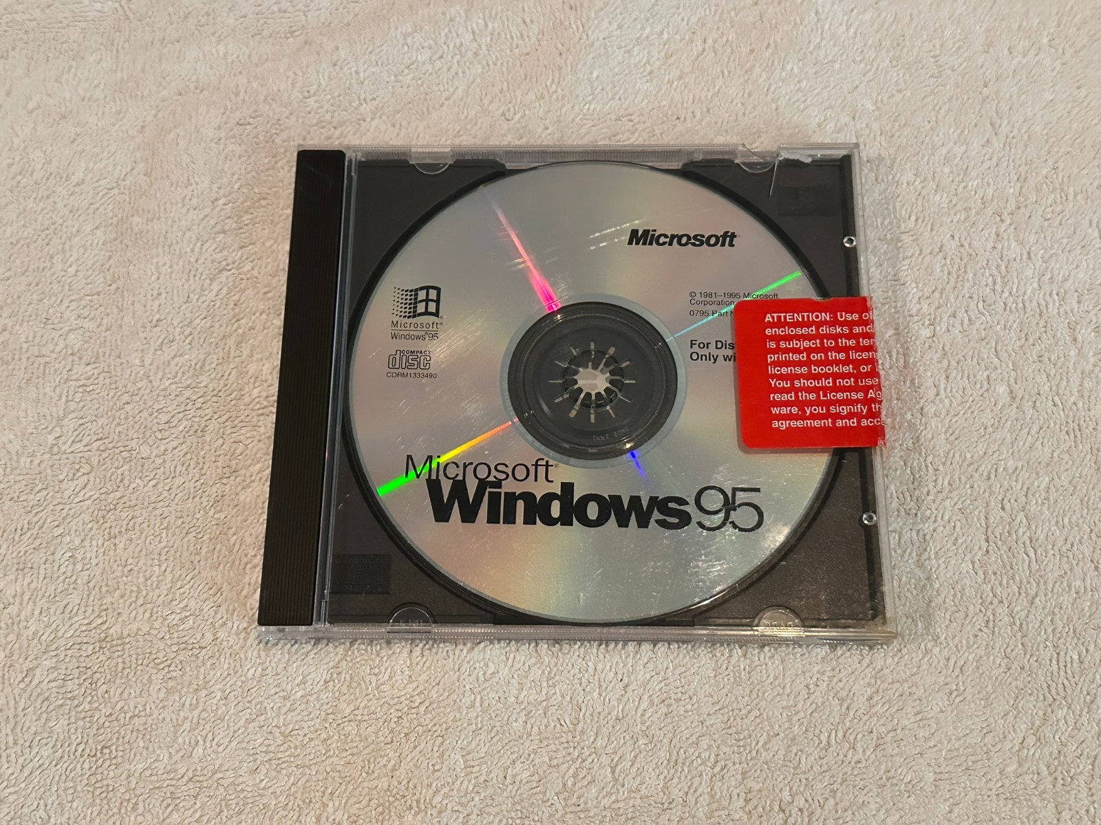 Windows 95 Companion Disc CD 1995 VTG Software