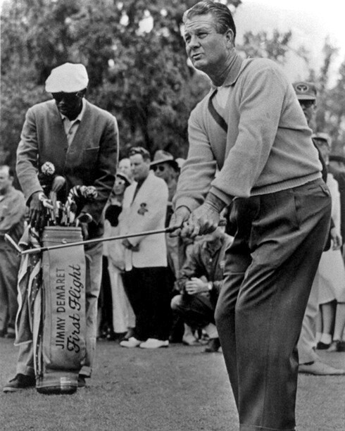 Famous Golfer JIMMY DEMARET Glossy 8x10 Photo 3x Masters Champion Print Poster