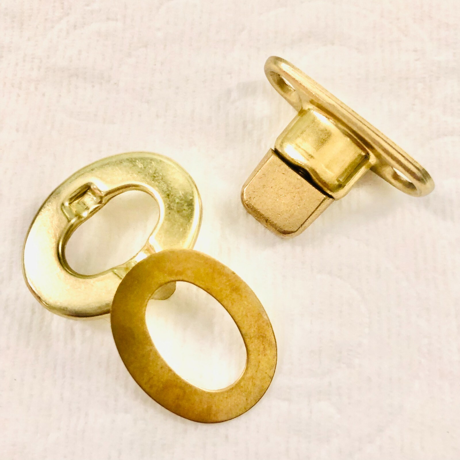 Gilt Brass DOT 8mm kit Twist lock fastener eyelets boat canvas canopy bimini