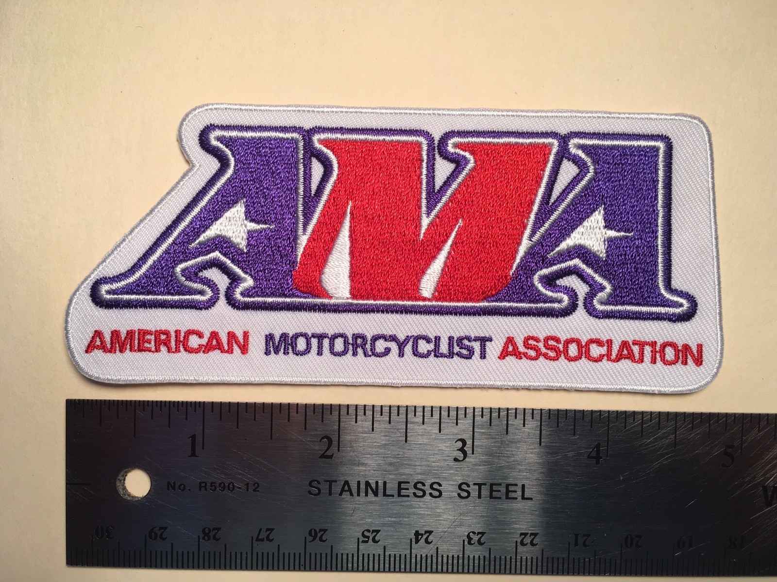 AMA patch AMERICAN MOTORCYCLE ASSOCIATION patch ama vest jacket patch 4 7/8"