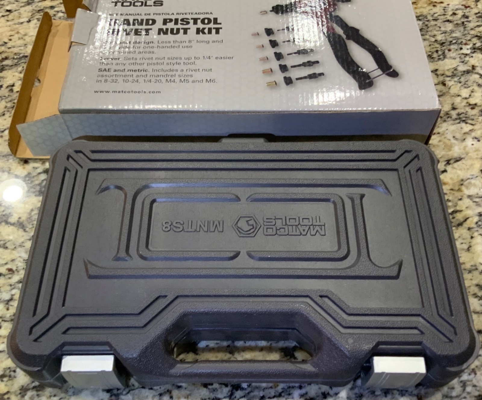Matco Tools Hand Riveter Rivet Nut Kit Sets SAE & Metric Rivets NOS New Open Box