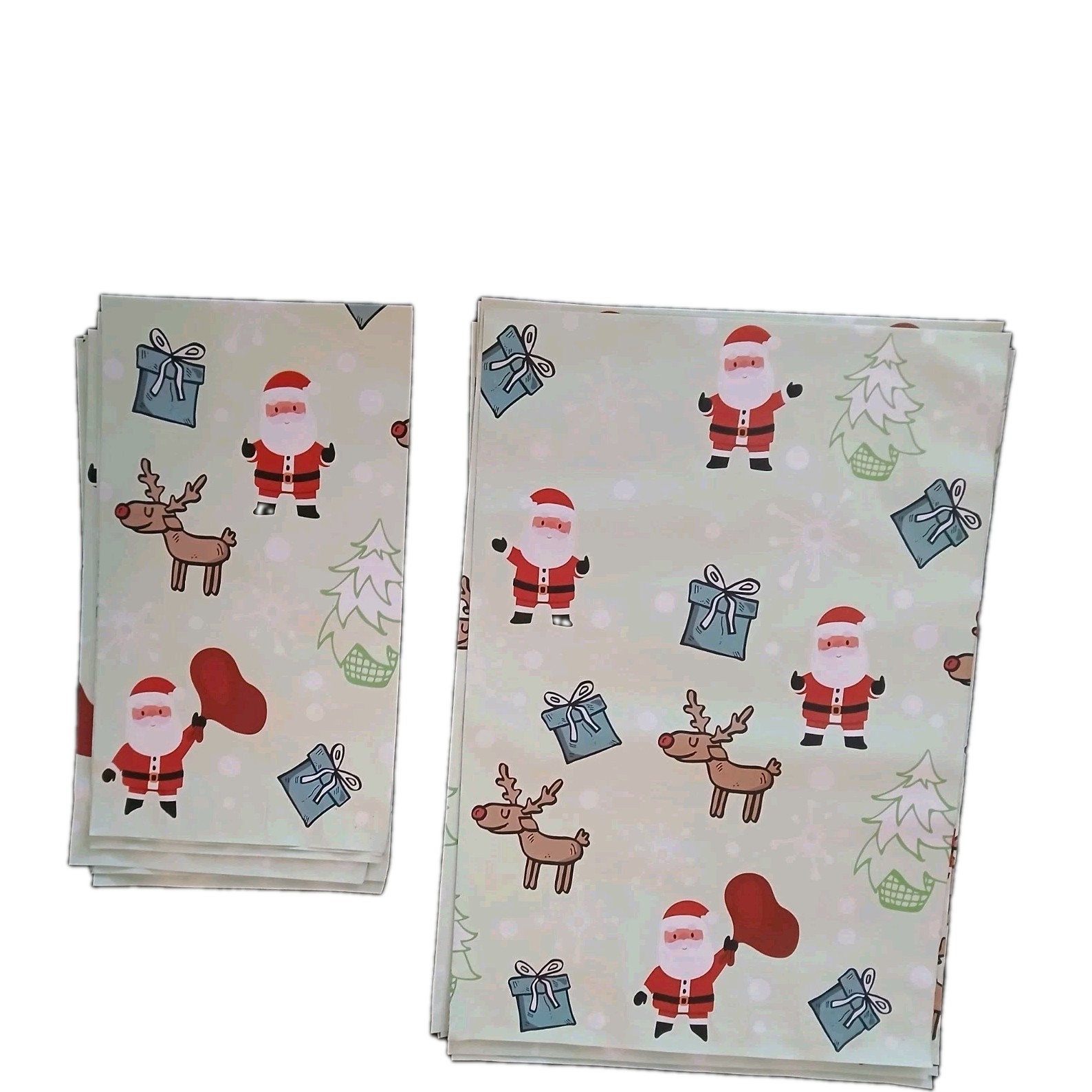 20 Christmas printed Shipping Bags -Poly Mailers 10 - 6 X 9 and 10- 10x13 Inches