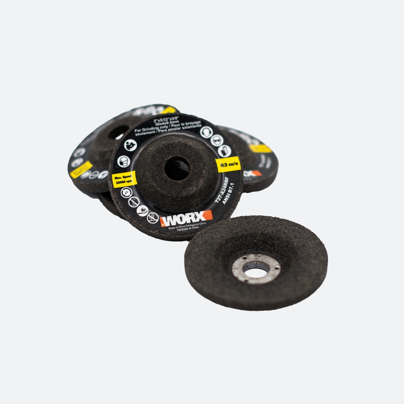 WA7257 Worx 2" MAKERX Angle Grinding Wheels (5pc)
