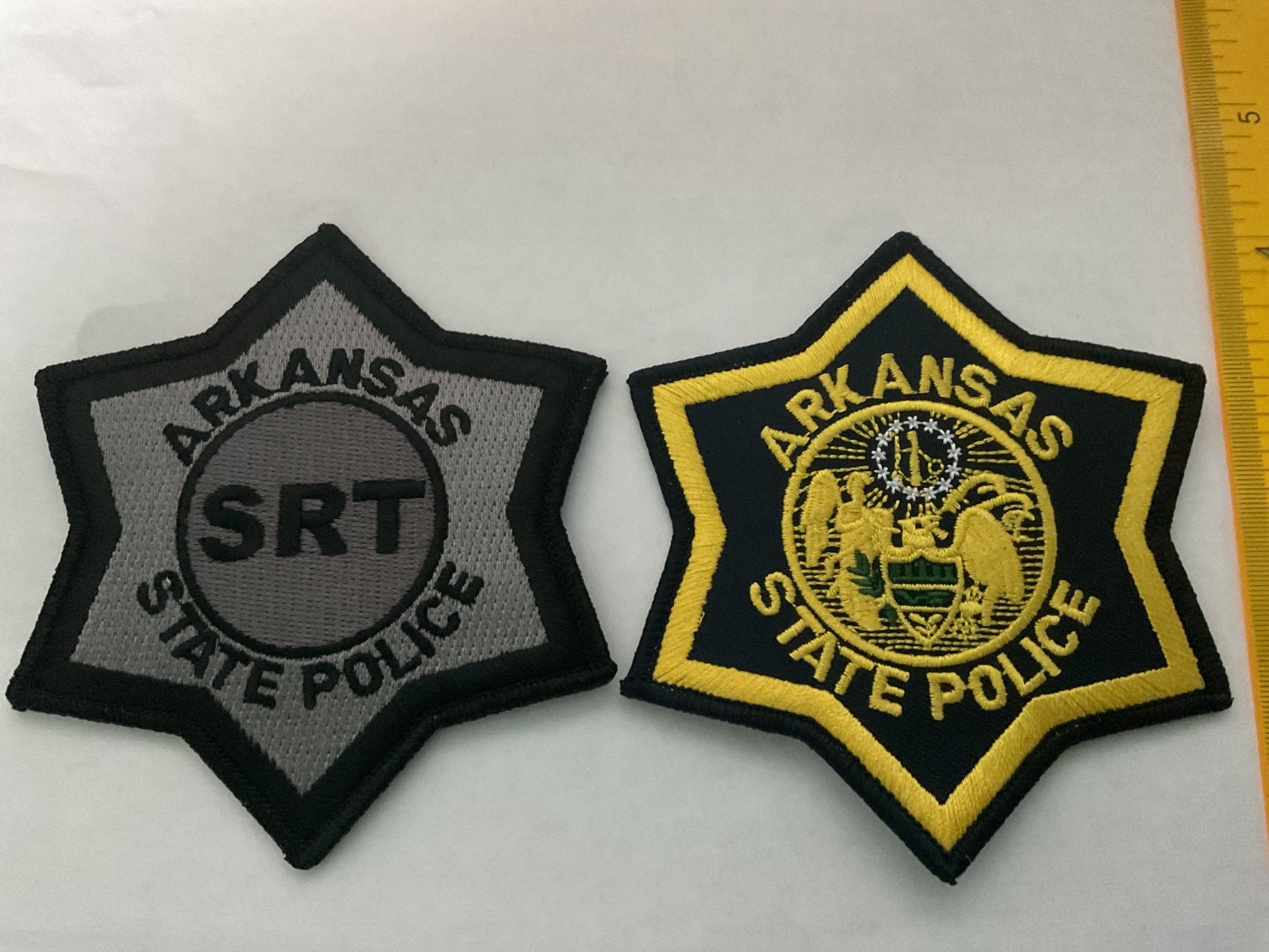 Arkansas State Police collectable Patch Set 2 pieces
