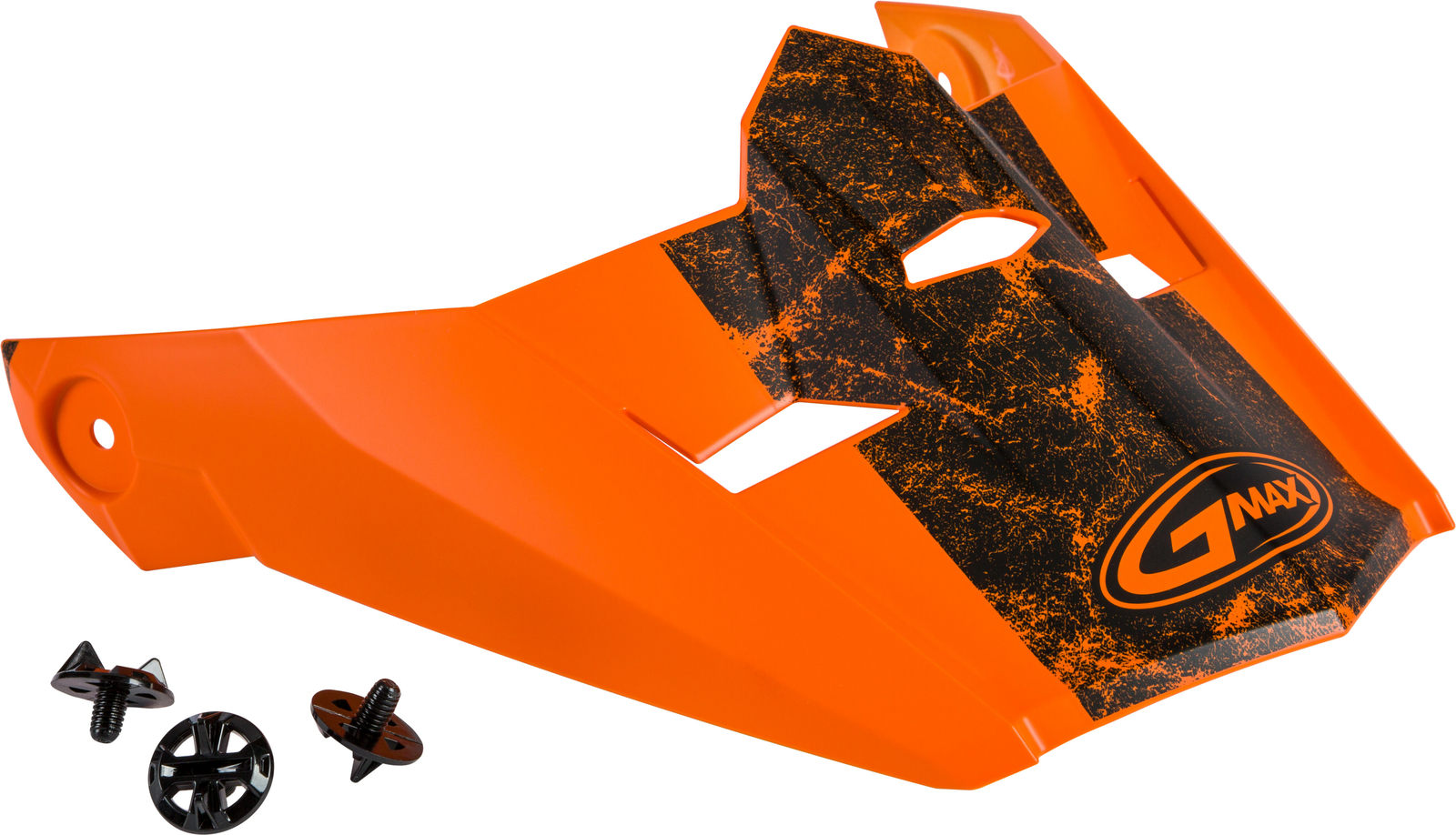 GMAX MX-46 Dominant Visor w/ Screws MATTE ORANGE/BLACK MD-2X G046898