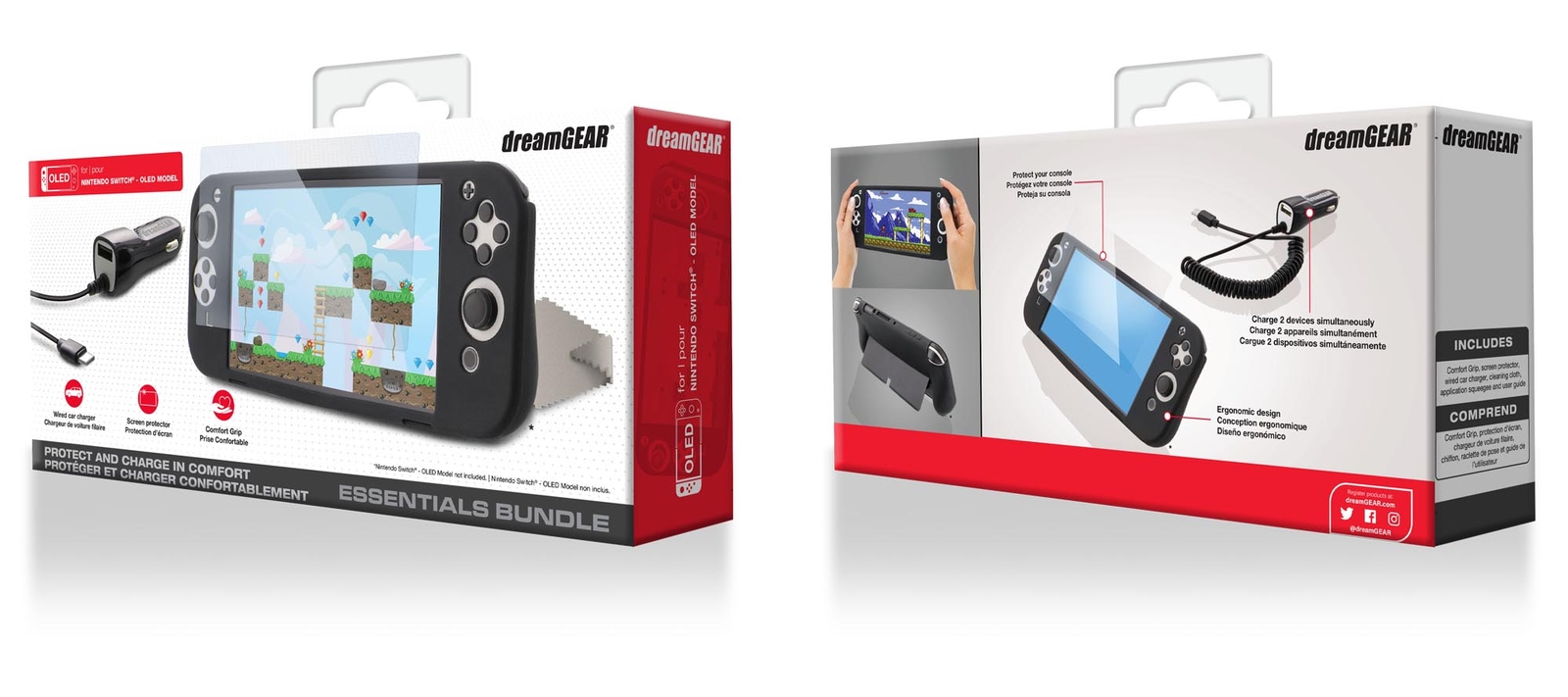 dreamGEAR Nintendo Switch OLED Essentials Bundle