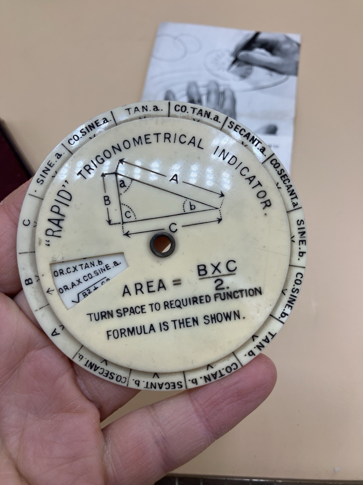 Vintage Simplon Adjustable Set Square & Parallel Rule Radius Gage Boxed Maths