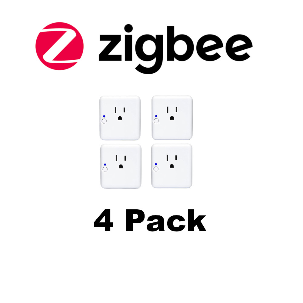 Lot of 4 Zigbee Smart Plugs - Home Assistant - Zigbee2mqtt - Xfinity - Cox  More