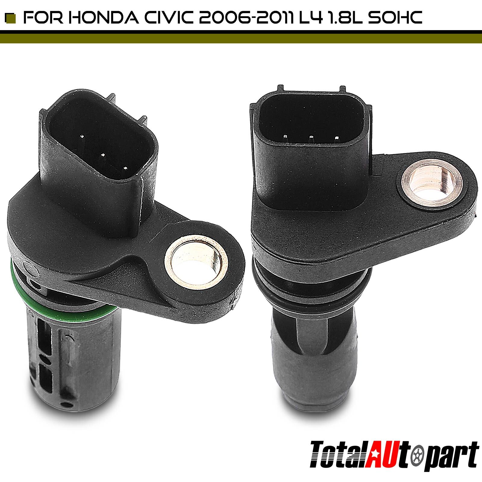 New Camshaft & Crankshaft Position Sensor for Honda Civic 2006 2007-2011 L4 1.8L