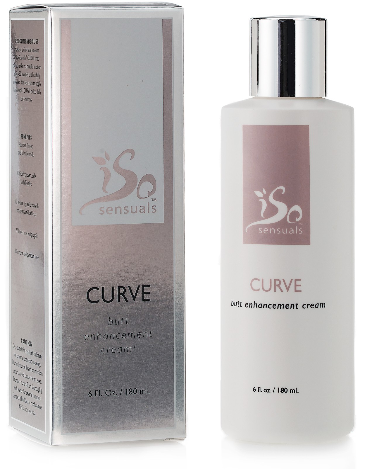IsoSensuals CURVE Butt Enhancement Cream - Natural Growth - Manufacturer Direct
