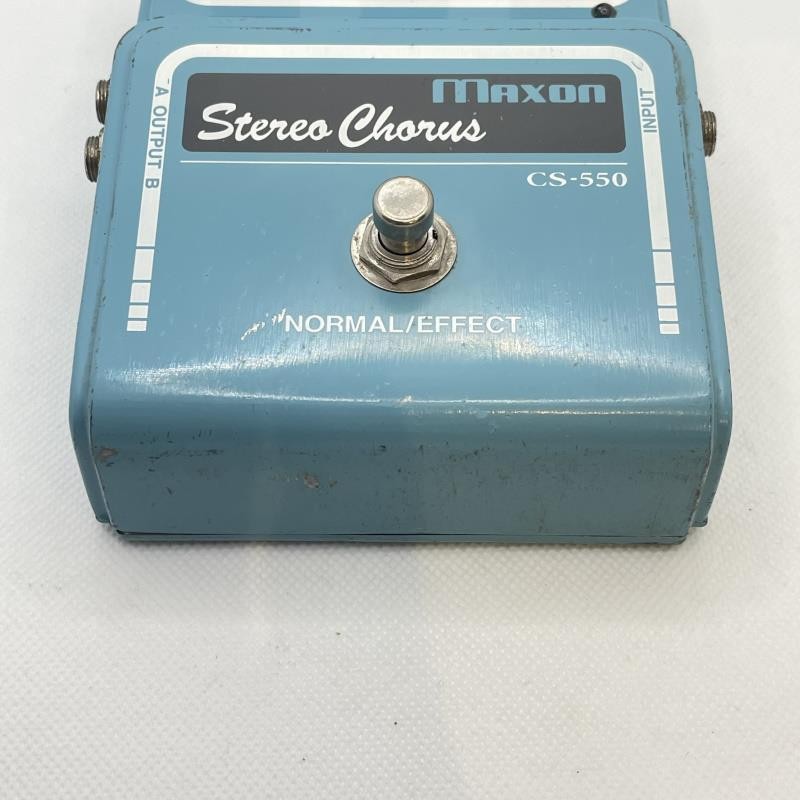 Maxon CS-550 Vintage Analog Chorus Pedal 10V BBD Used Missing Adapter