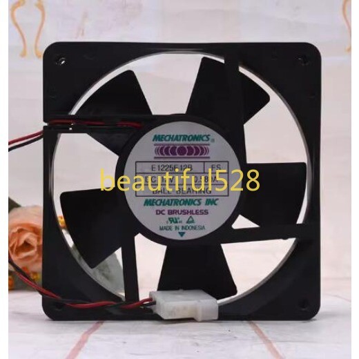 1pcs MECHATRONICS E1225E12B fan DC12V 0.580A 120*120*25MM