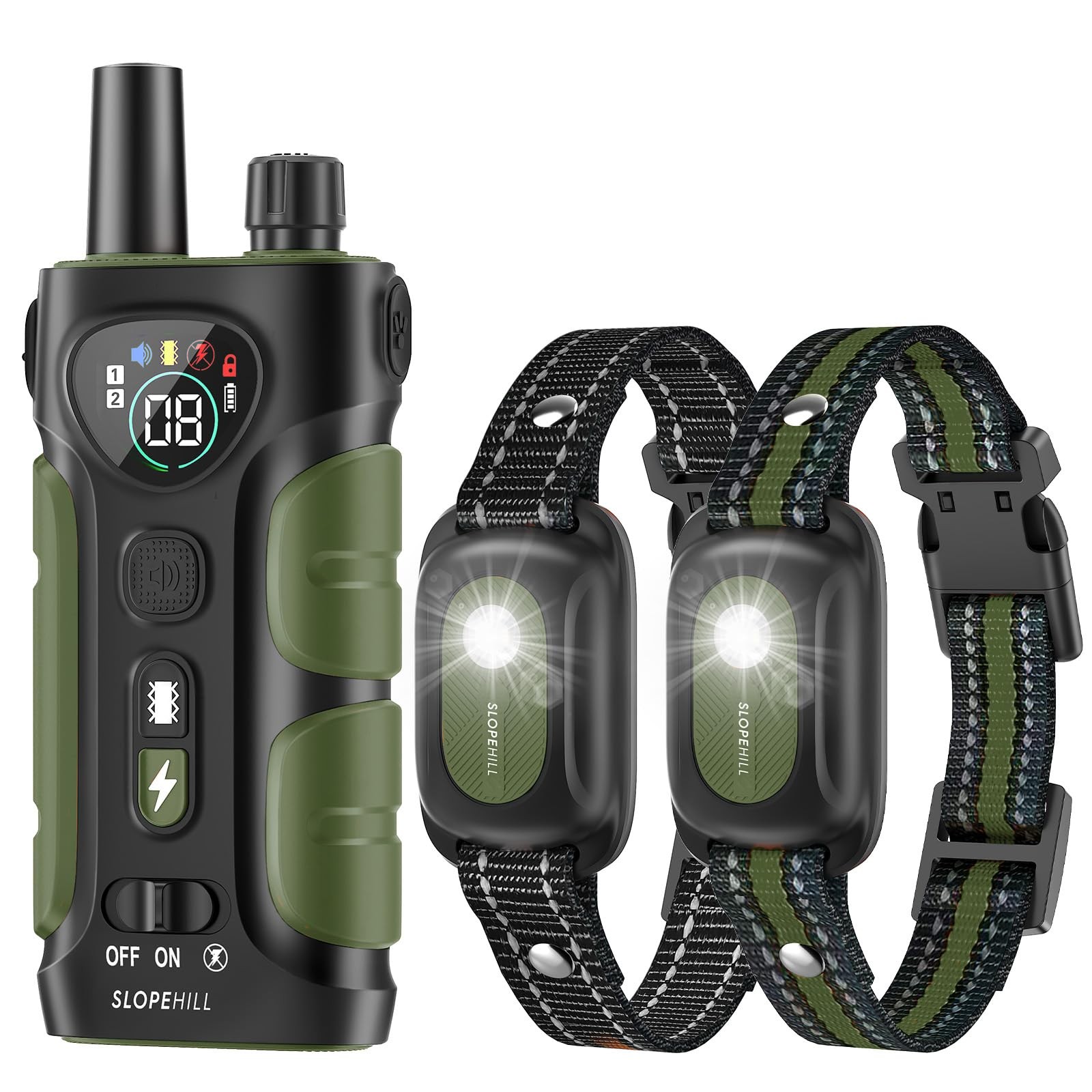 Dog Shock Collar 2 Dogs (8-140Lbs),4200FT Dog Training Collar