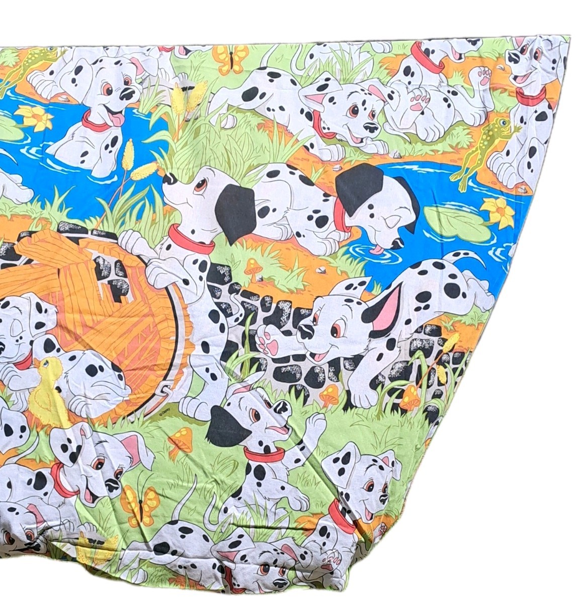 Vintage Disney 101 Dalmatians Sheet Set Full Size Cotton Polyester Complete Set