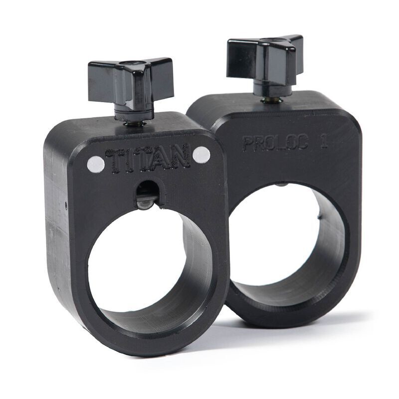Titan Fitness PROLOC™ 1 Black Olympic Magnetic Barbell Collar Set