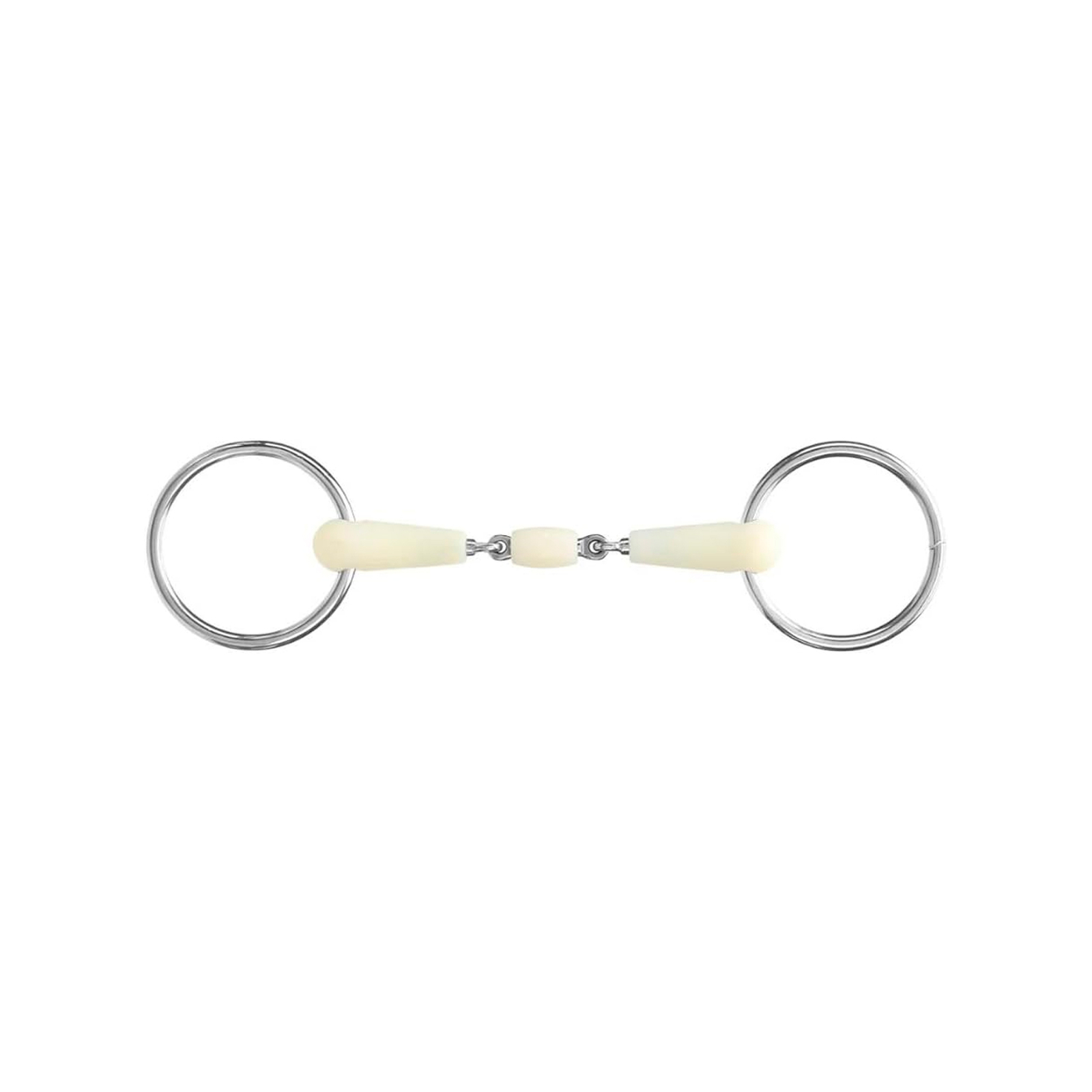 HAPPY MOUTH Thin 16mm Double Jointed Loose Ring with Roller Mouth Bit - Sizes