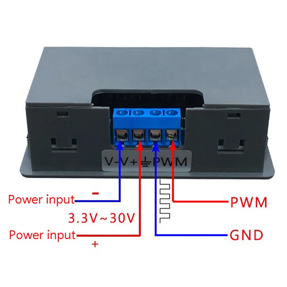 2Pcs Adjustable PWM Pulse Frequency Duty Cycle Square Wave PWM1 Signal Generator