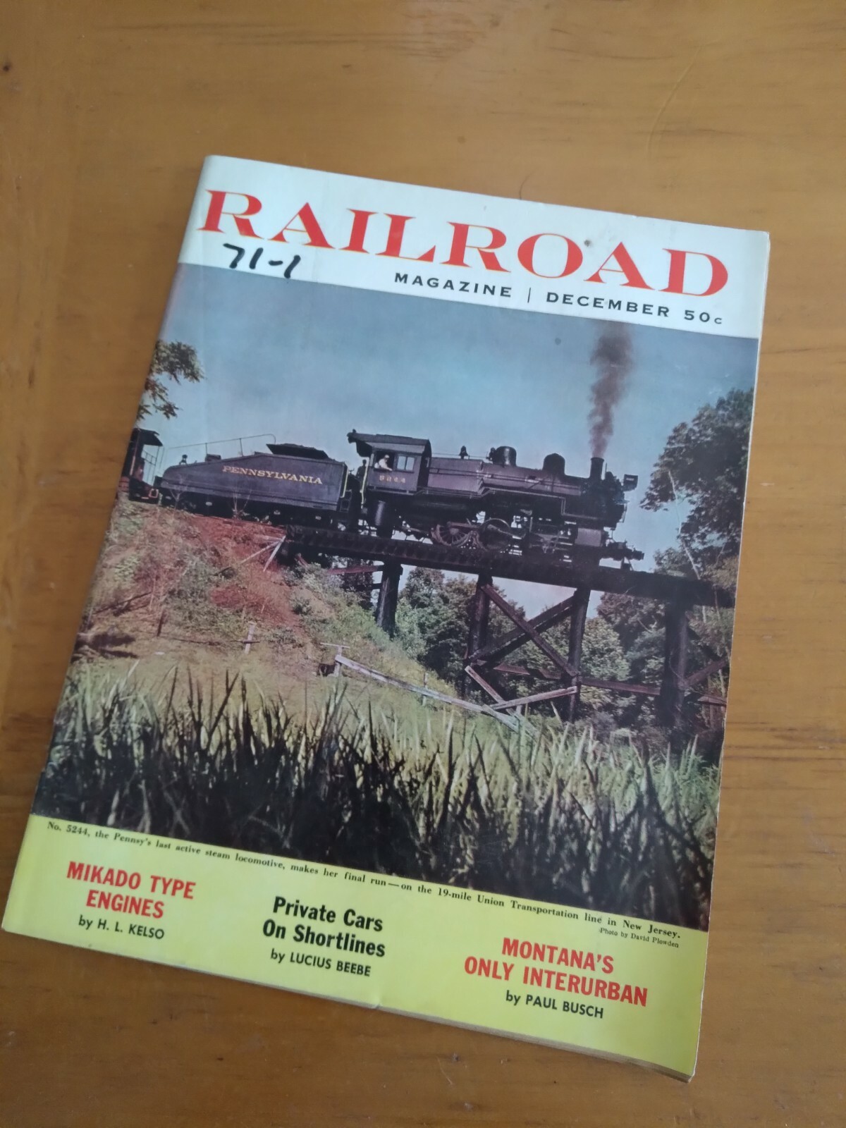 old RAILROAD Magazine: MIKADO's, Private Cars, MTA Boston, Florida East Coast RR