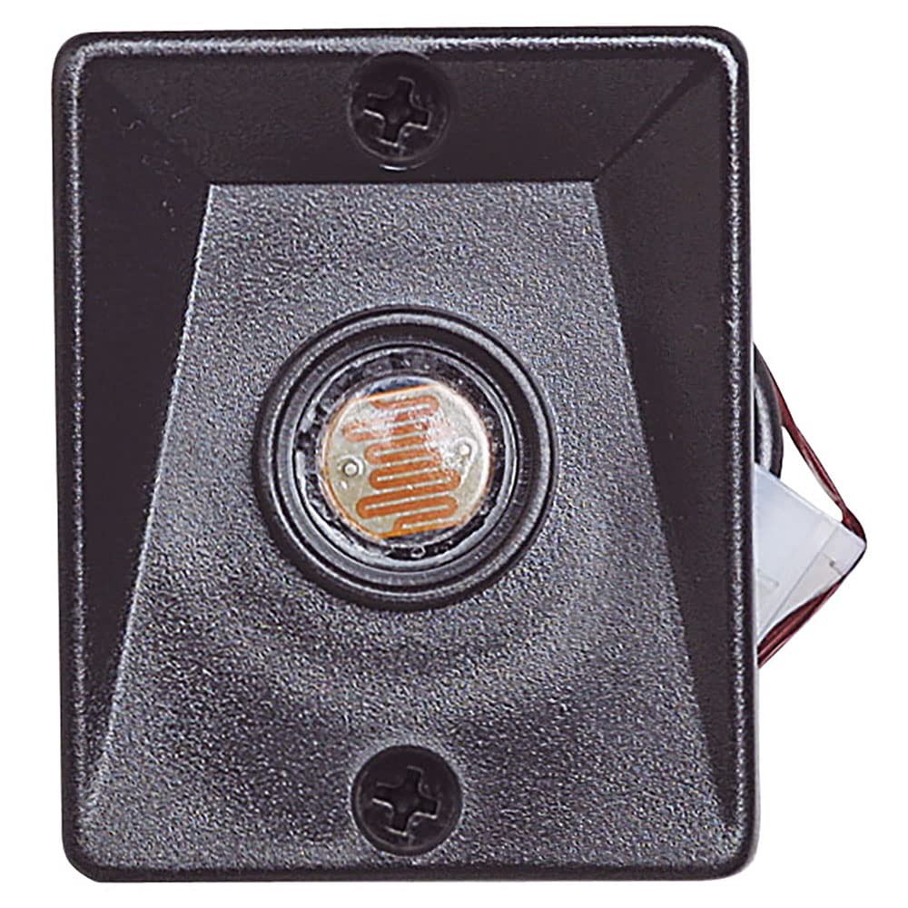Replacement Dusk to Dawn Sensor for Outdoor Pole Outlet, Black