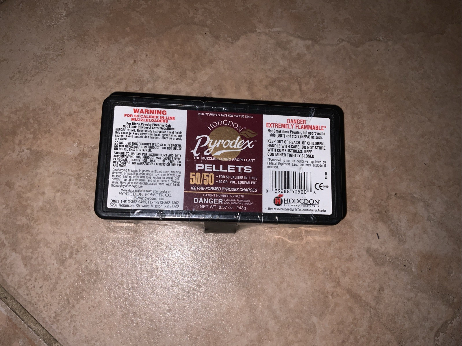 NEW Hodgdon Pyrodex Pellets 50/50 50 Cal in Lines 50 Gr. / 100 Ct. Muzzleloader