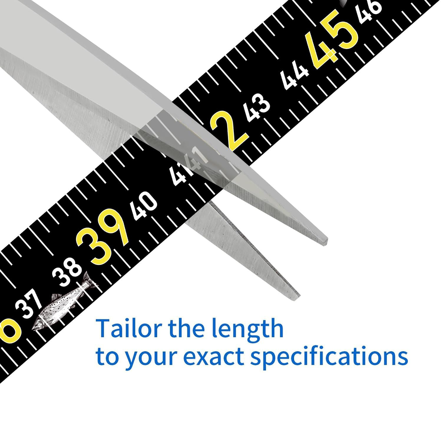 Fishing Ruler for Boat 51" Self-Adhesive Fish Measuring Decals (3 Pack) Water...