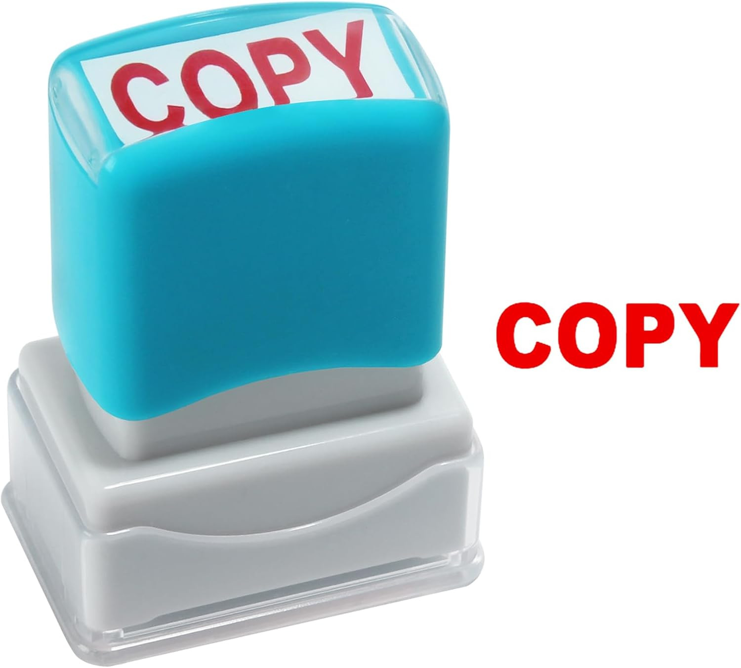 Copy Self Inking Rubber Stamp  Refillable Paid Stamper for Business