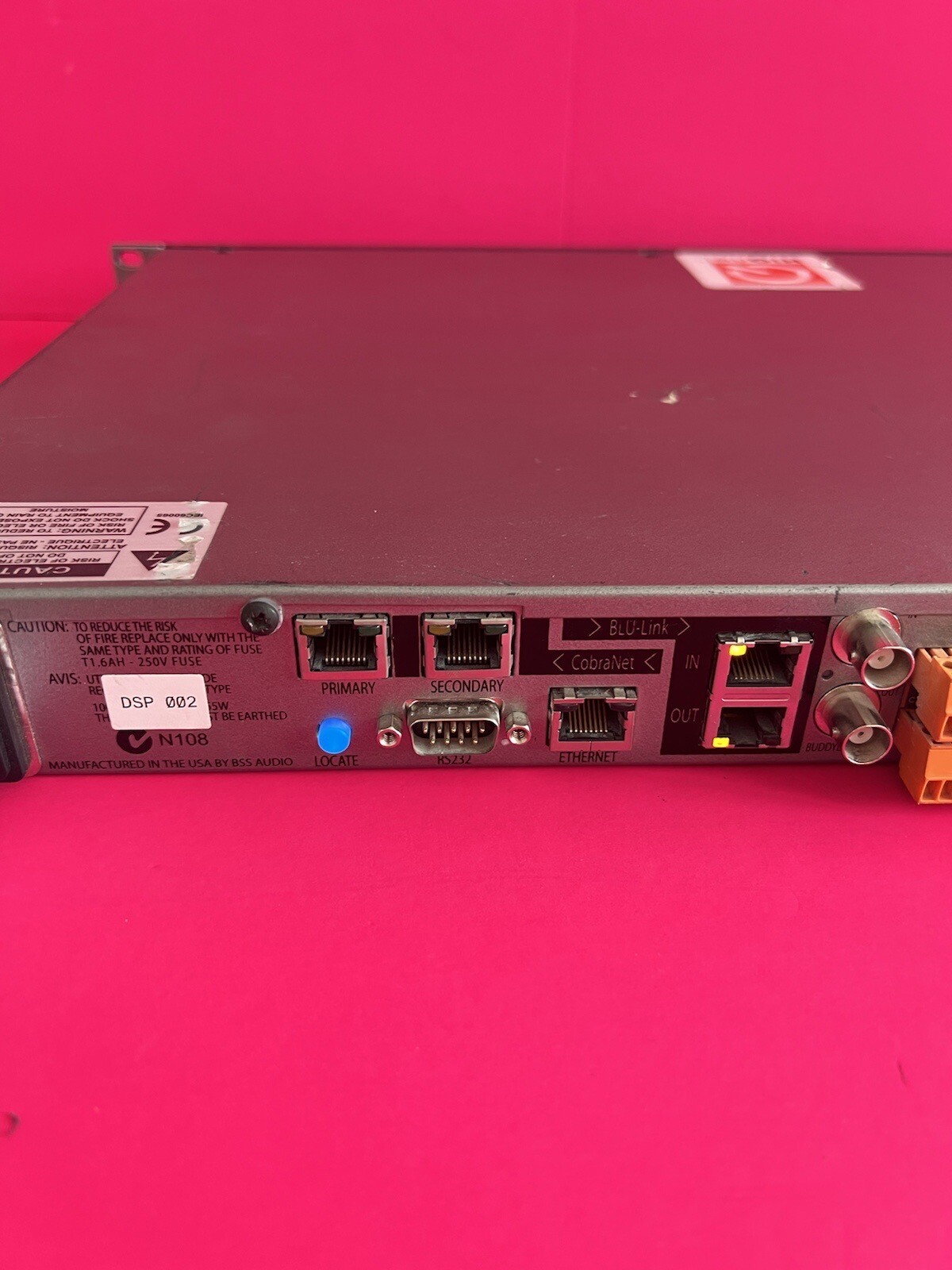 SoundWeb London BSS BLU-320 Signal Processor- READ