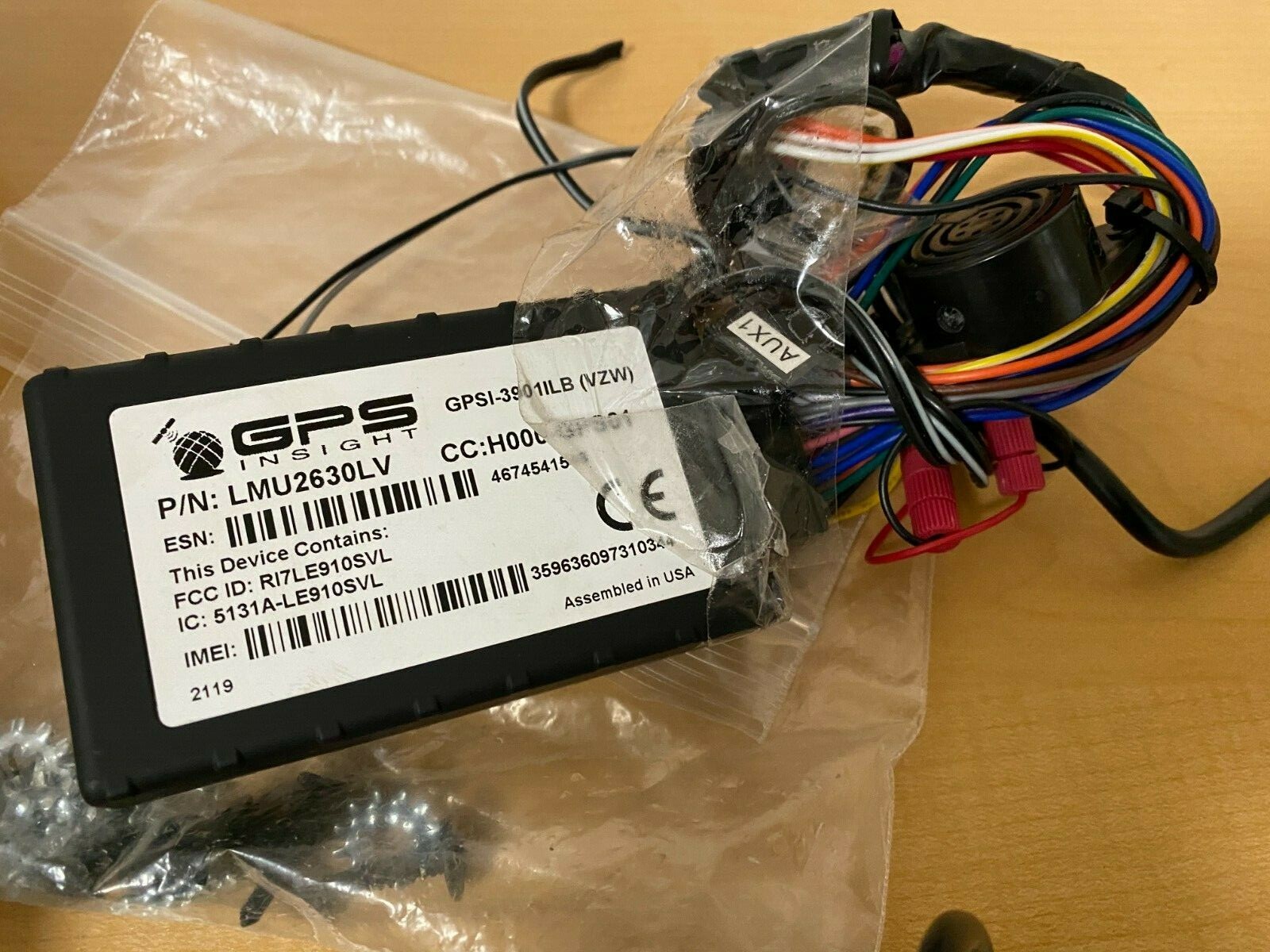 GPS Tracker Tracking Module LMU2630LV & Accessories - Used