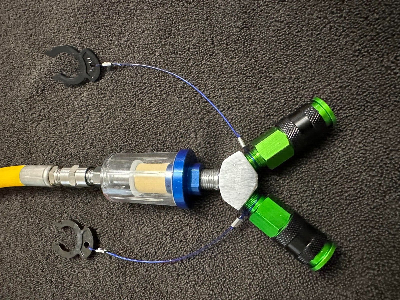 Hookah diving complete Filtered conversion kit for 2 divers. NO TOOLS NEEDED