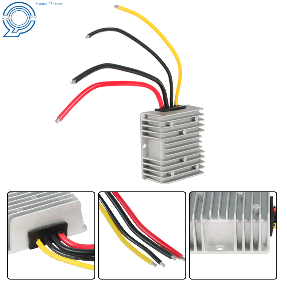 Waterproof DC/DC Car Voltage Converter Step Up Regulator 12V To 24V 15A 360W